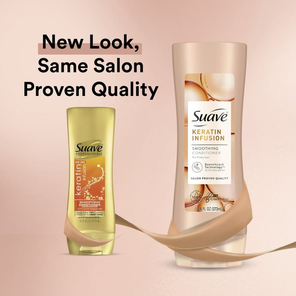4 NWT Suave Smoothing Conditioner, Keratin Infusion